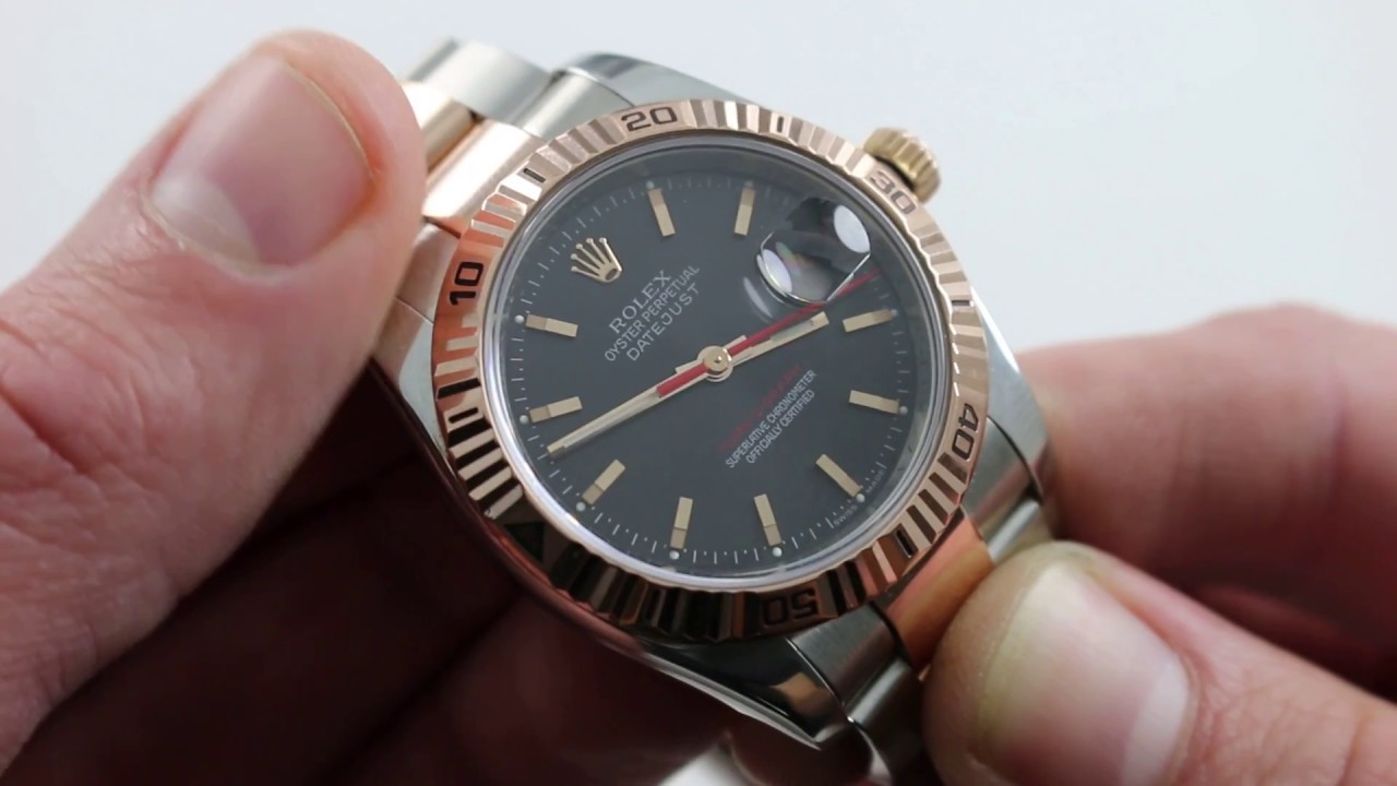 Rolex ​Datejust Turn-O-Graph Steel & Rose Gold 116261 Watch Review