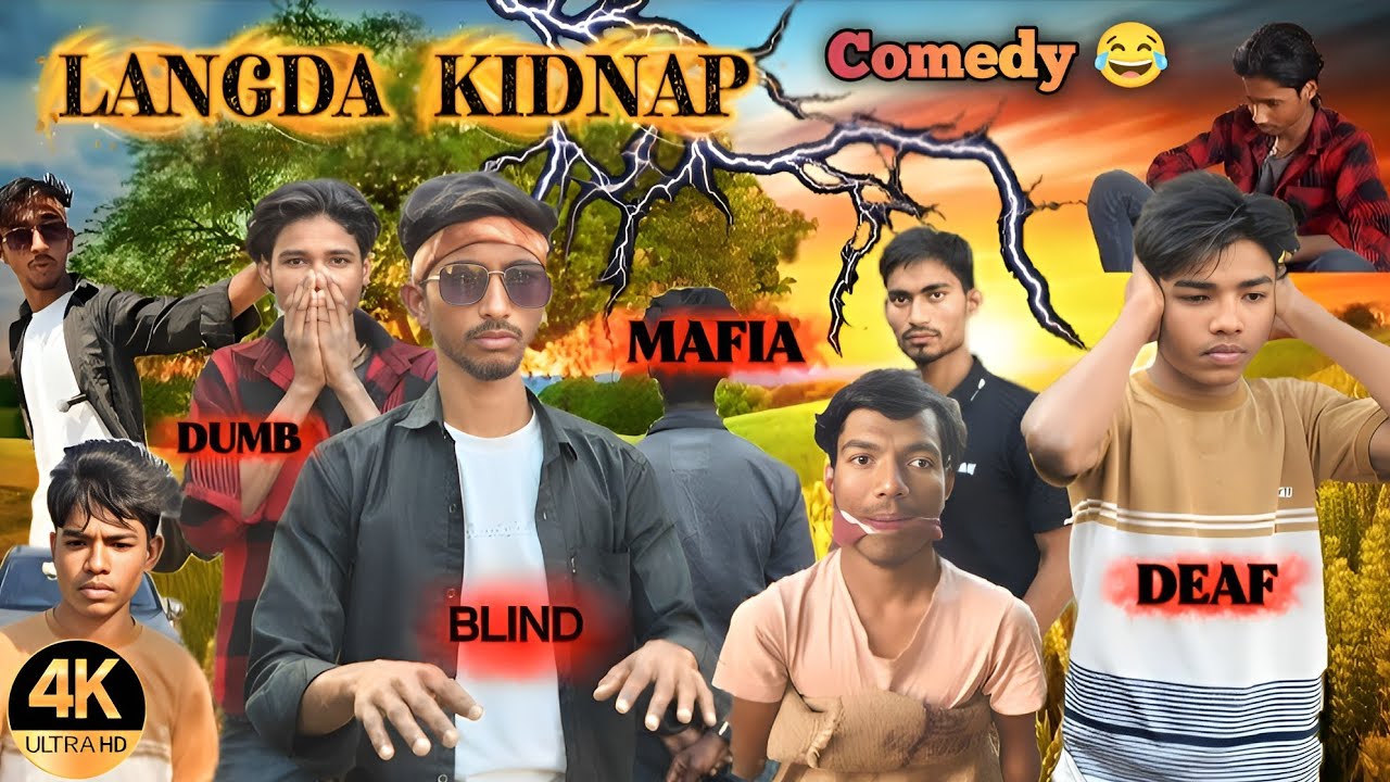 Langda kidnap comedy 😂 [Blind] [Deaf] [Dumb] [Mafia] #comedy #BerozgaarBoys