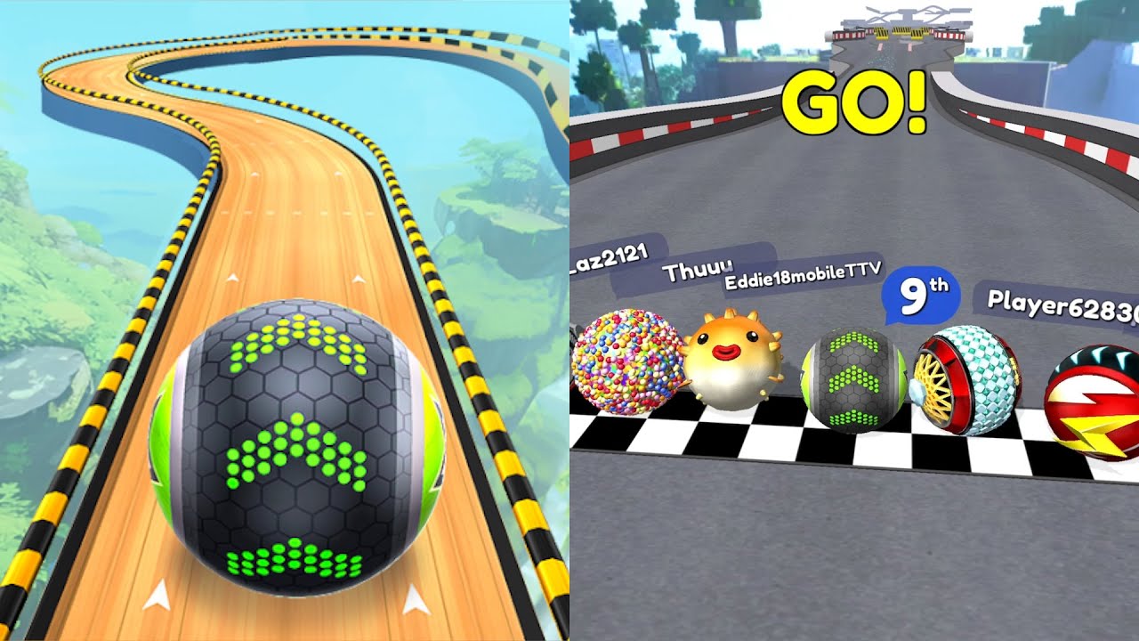 Going Balls | Funny Race Vs Portal Run, Hard Level 9250, Banana Frenzy, Epic Race, Goal Ball