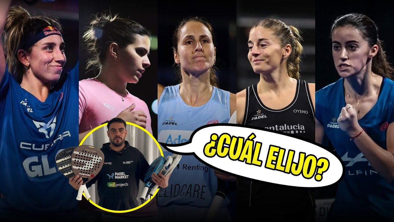 BULLPADEL 2026 FEMENINA: ANÁLISIS y COMPARATIVA de las PALAS de GEMMA, BEA, DELFI, CLAUDIA y ALE