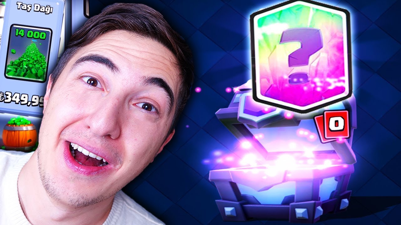 3.ARENA'DA 14000 GEM! SÜPER BÜYÜLÜ SANDIK AÇILIMI CLASH ROYALE