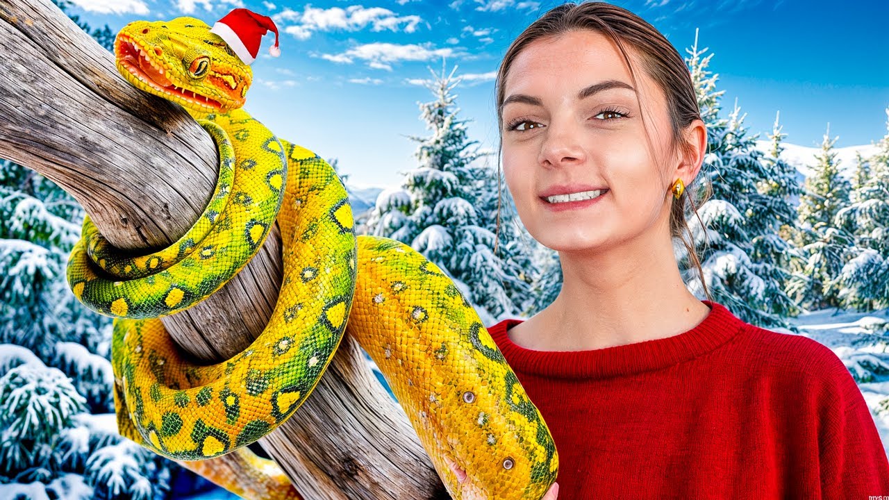 ŚWIĄTECZNY DOM DLA NASZEGO WĘŻA🐍🎅🎄