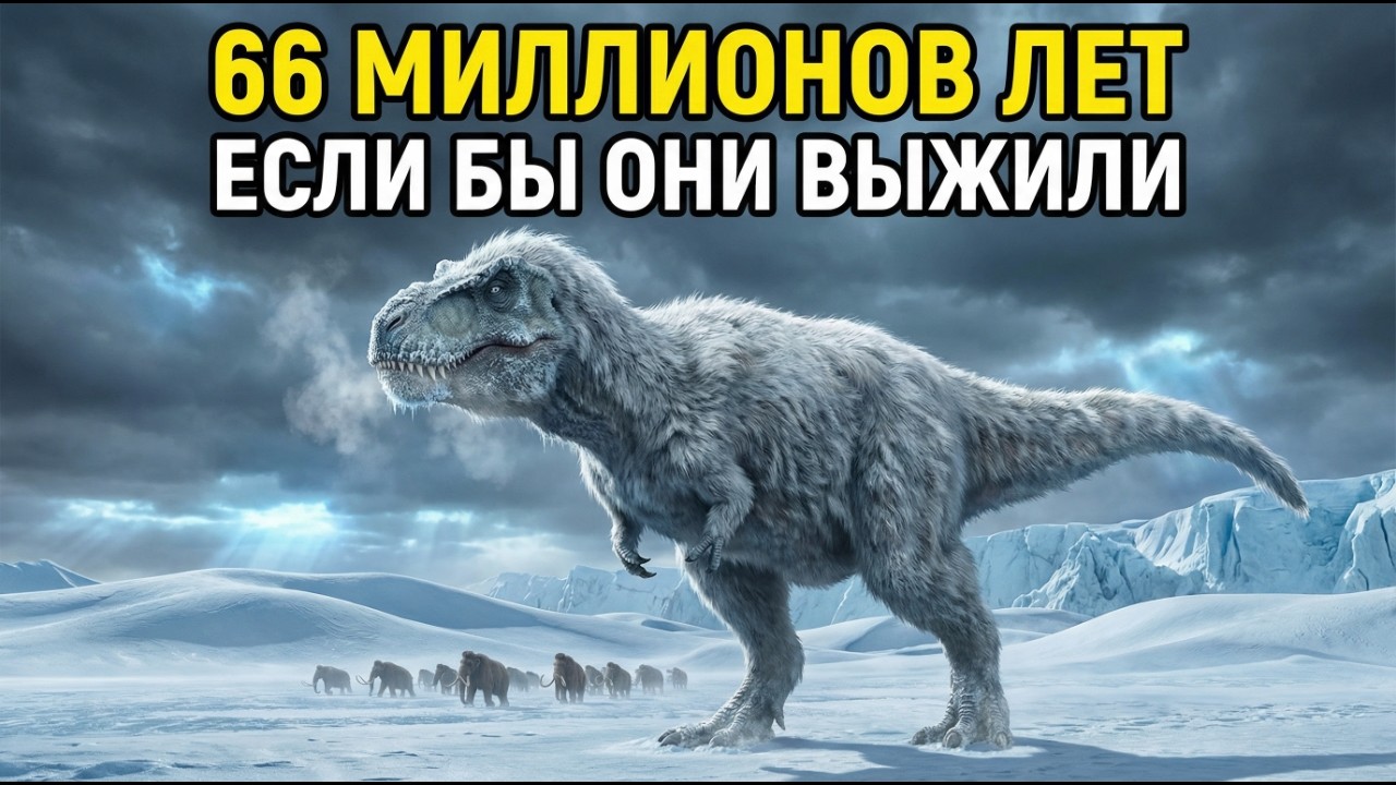 Динозавры НЕ вымирали: 13% поверхности решили всё