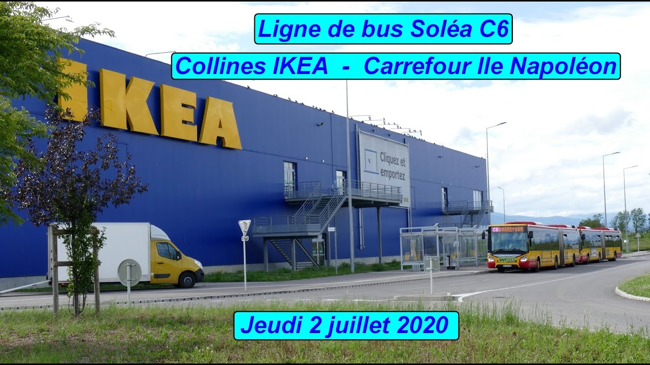 Bus Soléa ligne C6 IKEA - Carrefour.