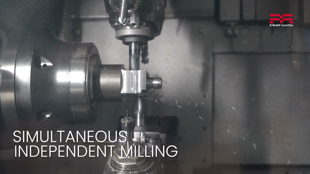 Nakamura Tome NTY3-100V 3-Turret Cutting by Methods #cncmachine #cncturning #manufacturing