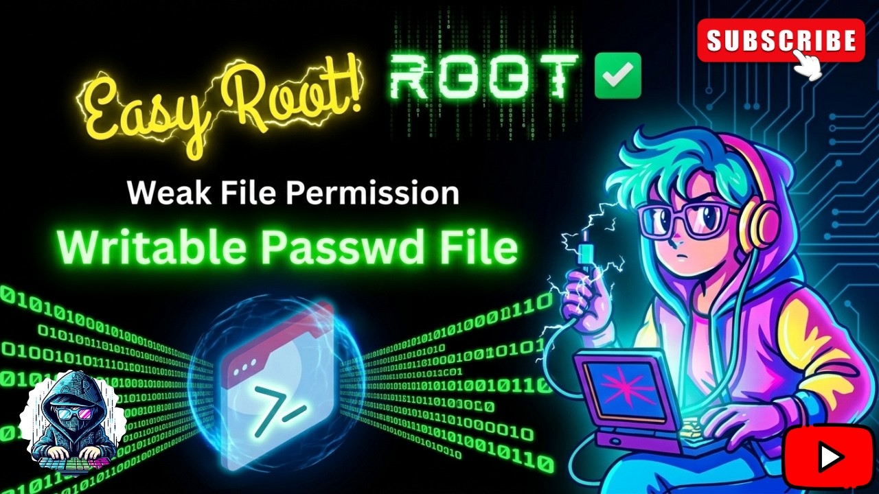 Writable Passwd File | Weak File Permission | Linux Privilege Escalation 