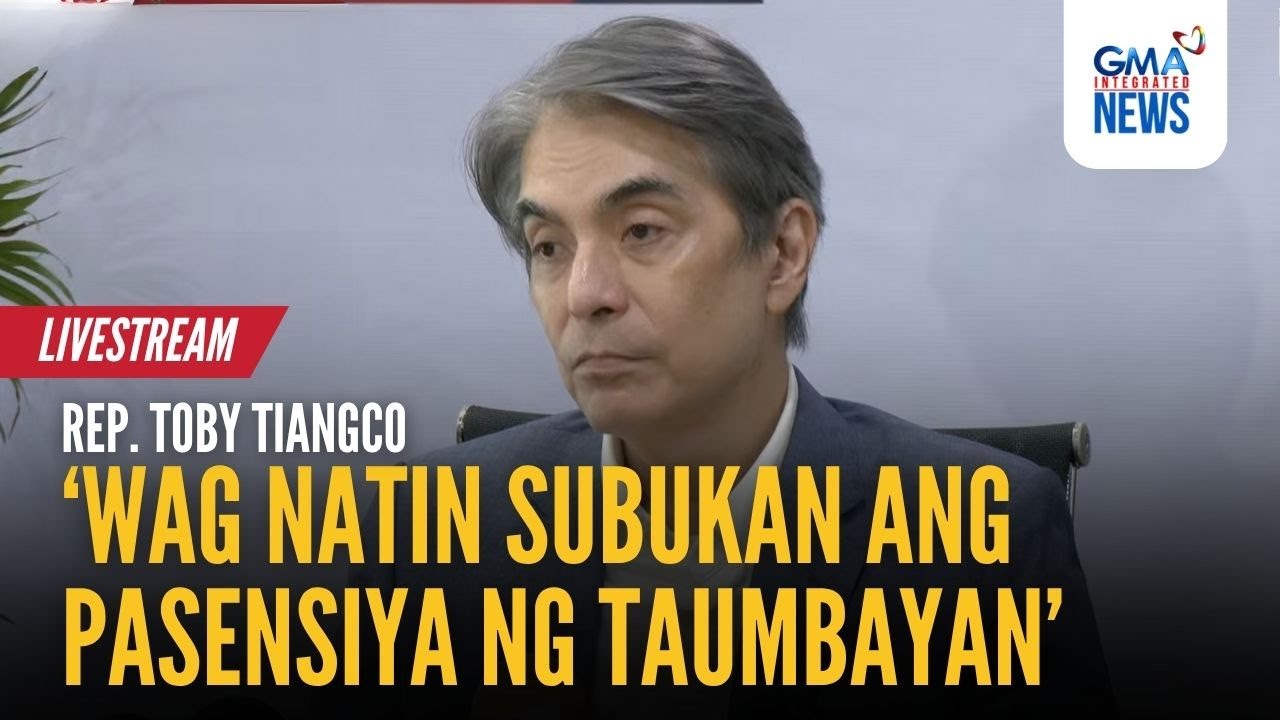 LIVE - Rep. Toby Tiangco press conference (Oct. 17, 2025) - Replay | GMA Integrated News