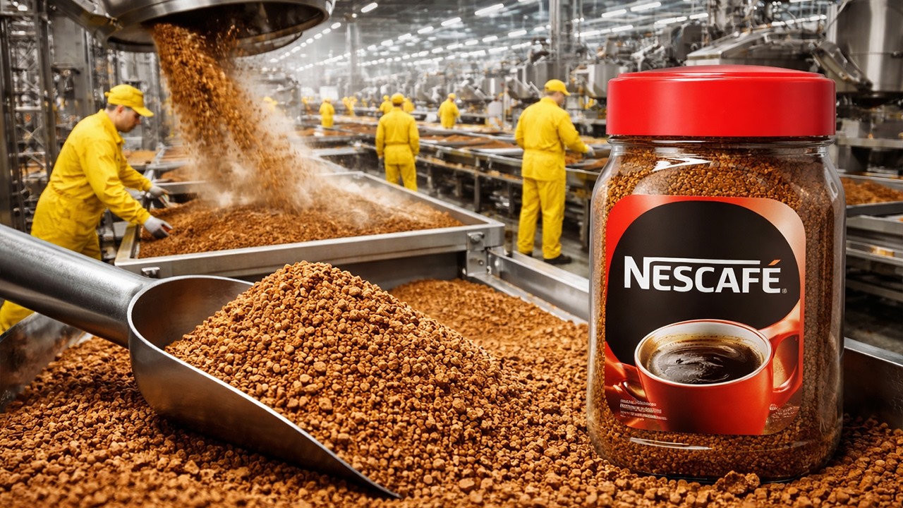 Asi Se PRODUCE el NESCAFE! PASO A PASO