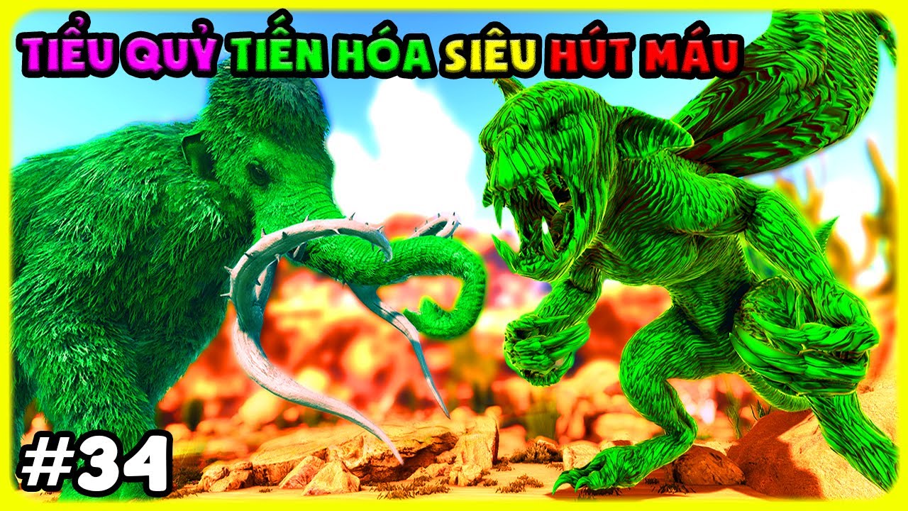 ARK OMEGA НОВЫЙ #34 Эволюционируйте гигантского маленького демона в мифического бога-суперкровопи...