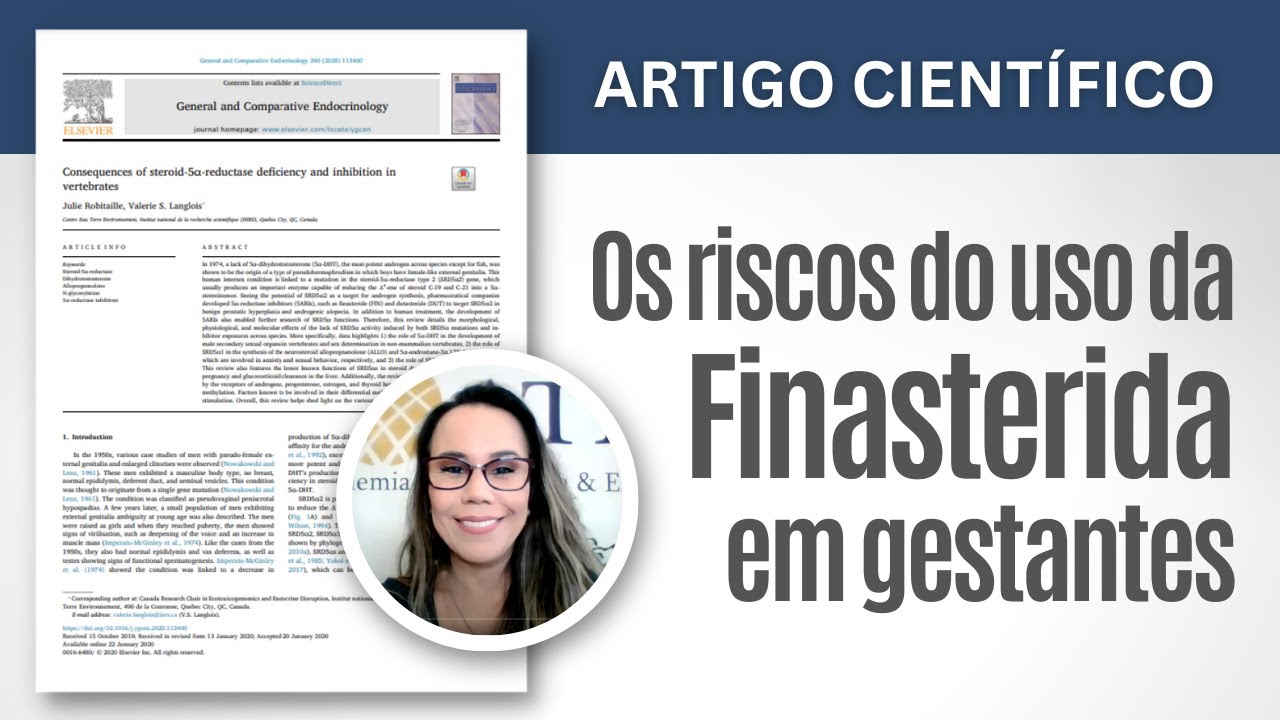 Os riscos do uso de finasterida em gestantes