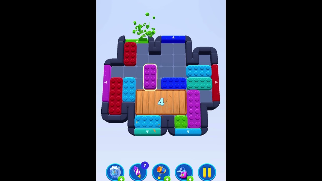 Color Block Jam level 477 #games #gaming #solution #gameplay #walkthrough #solved #puzzle #gamer
