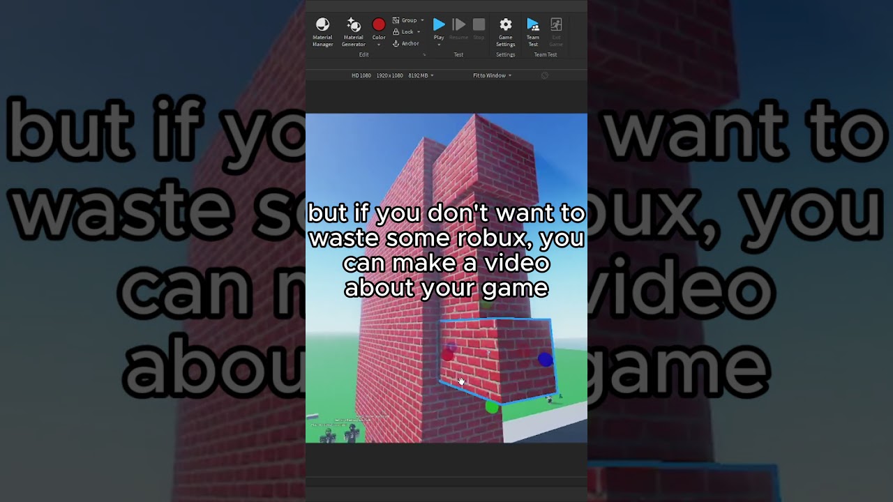 How to make your game popular on Roblox Part 1 #shorts #roblox #robloxshorts
