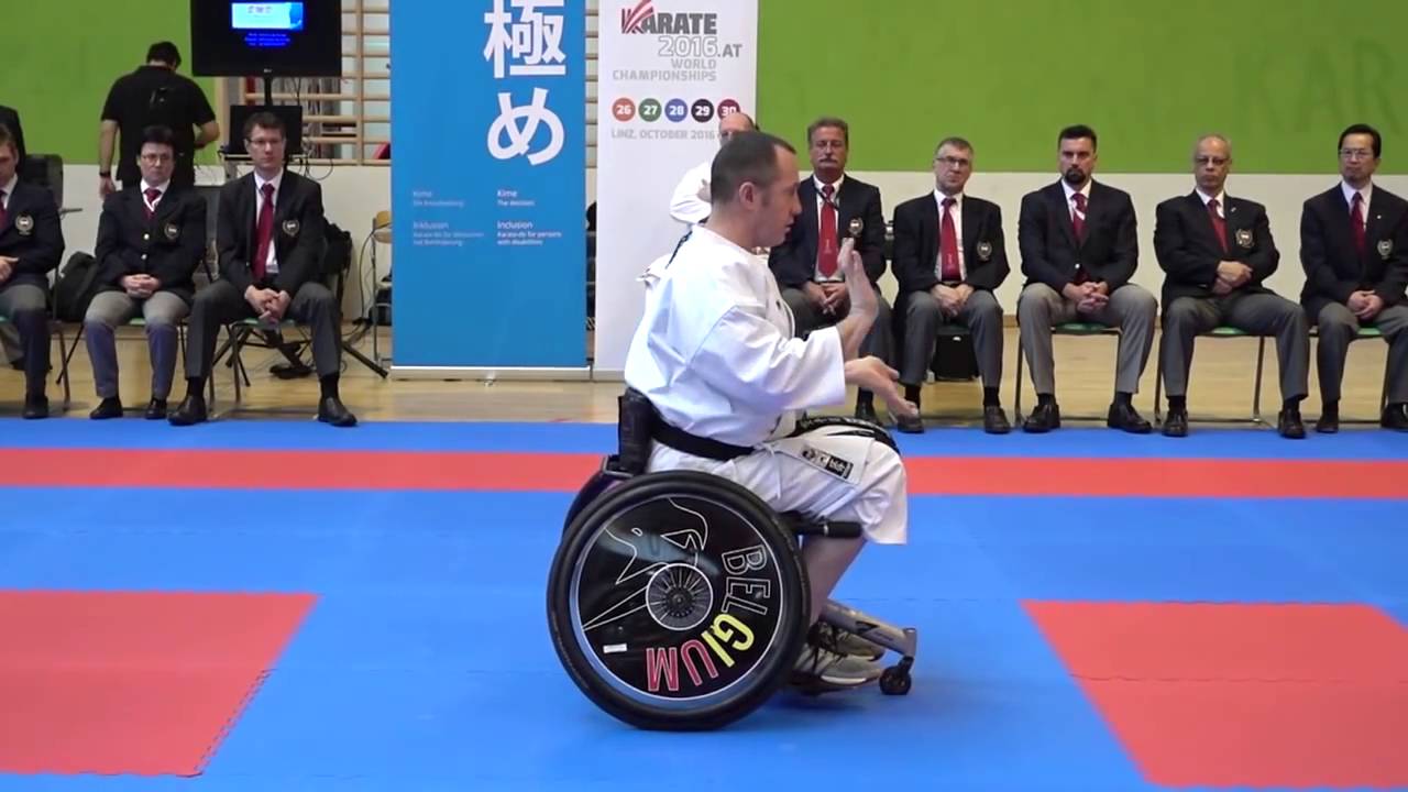 Franck Duboisse World Karate Champion 2014 - Kata Wheelchair - para-karate
