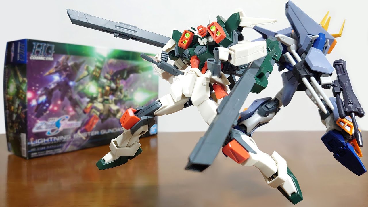 (ライトニングバスターがHGに！背中のキャノン＆腰のビームガンを展開！)HG 1/144 ライトニングバスターガンダム　レビュー