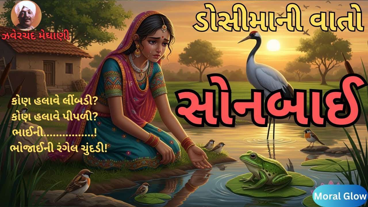 Sonbai | Zaverchand Meghani | Dosima Ni Vato | સોનબાઈ। ગુજરાતી વાર્તા | ડોસીમાની વાતો।