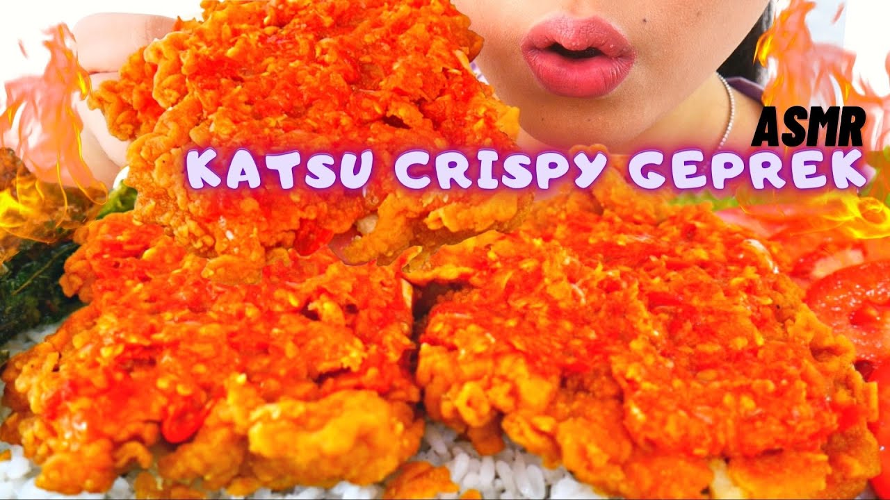 PEDES BANGET CHECK✅ ASMR CHICKEN KATSU CRISPY GEPREK💥🤤 | ASMR INDONESIA