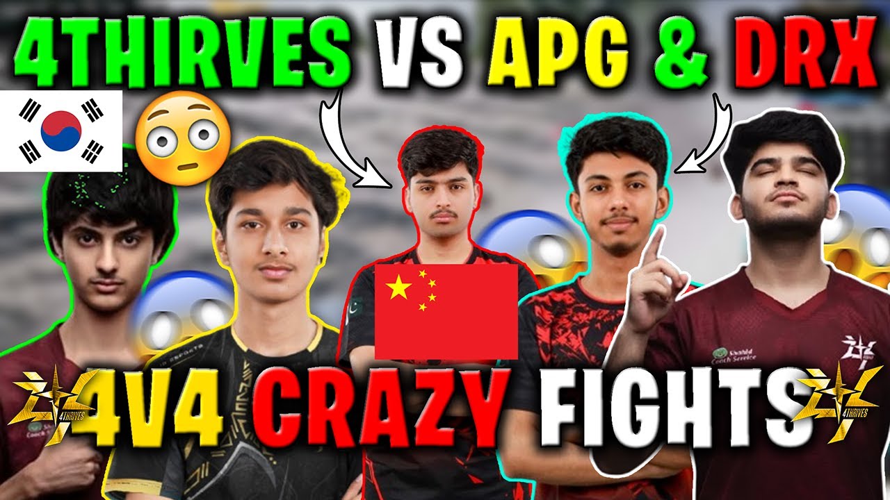 4THRIVES VS APG & DRX FIGHTS | FALAK 1V3 - 4V4 CRAZY FIGHTS ESPORTS HIGHLIGHTS | 141 ESPORTS