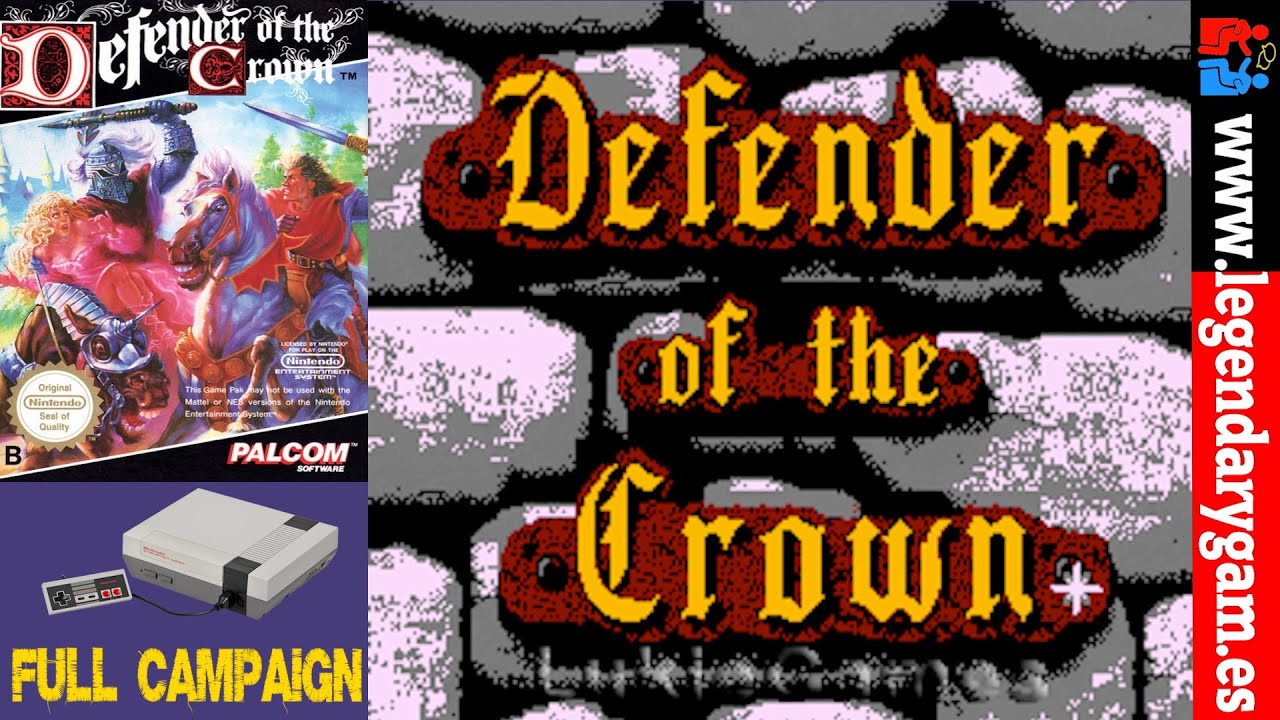 ⚔️ Defender of the Crown - NES -  (1990) - Cinemaware - Complete Let’s Play - All Minigames