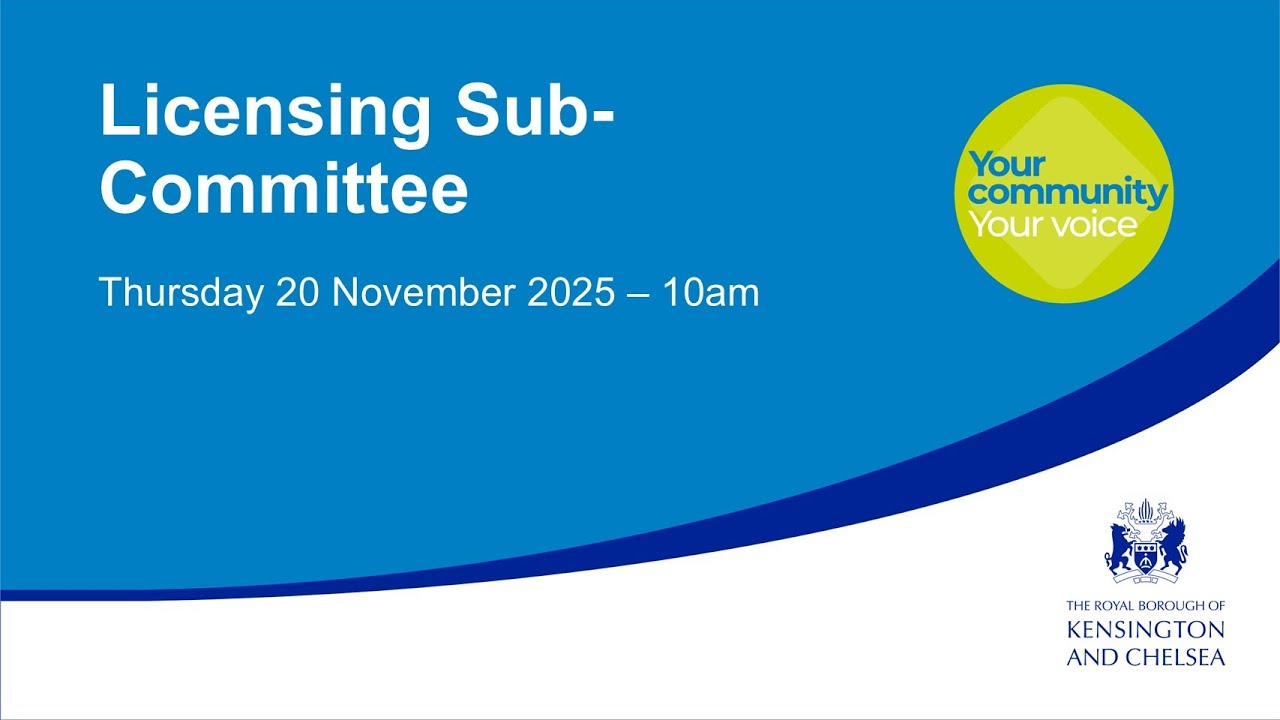 Licensing Sub-Committee - 20 November 2025