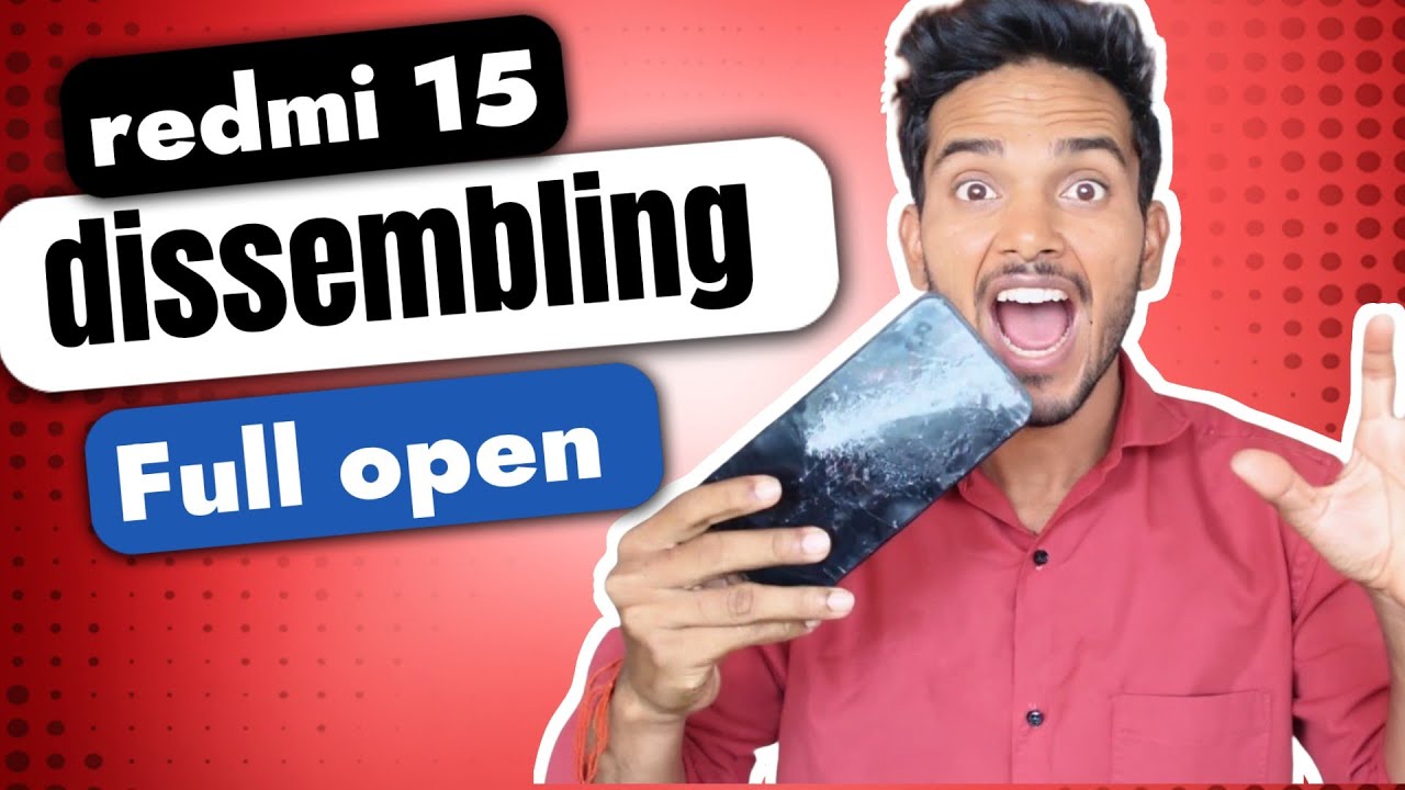 🔧 Redmi 15 Full Disassembly | Redmi 15 Back Panel & Battery Open Step by Step | Mobile Repair Video