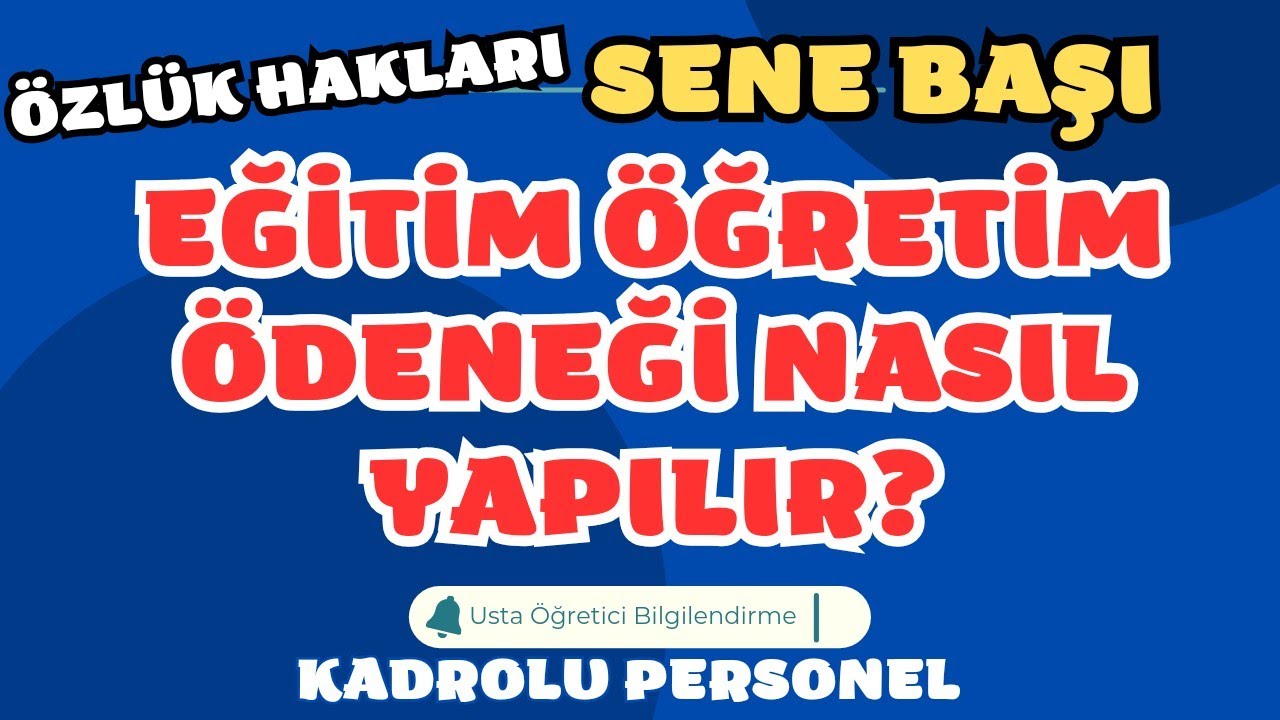 eğitim öğretim ödenekleri nasıl yapılır (okullar için aşama aşama anlatım)