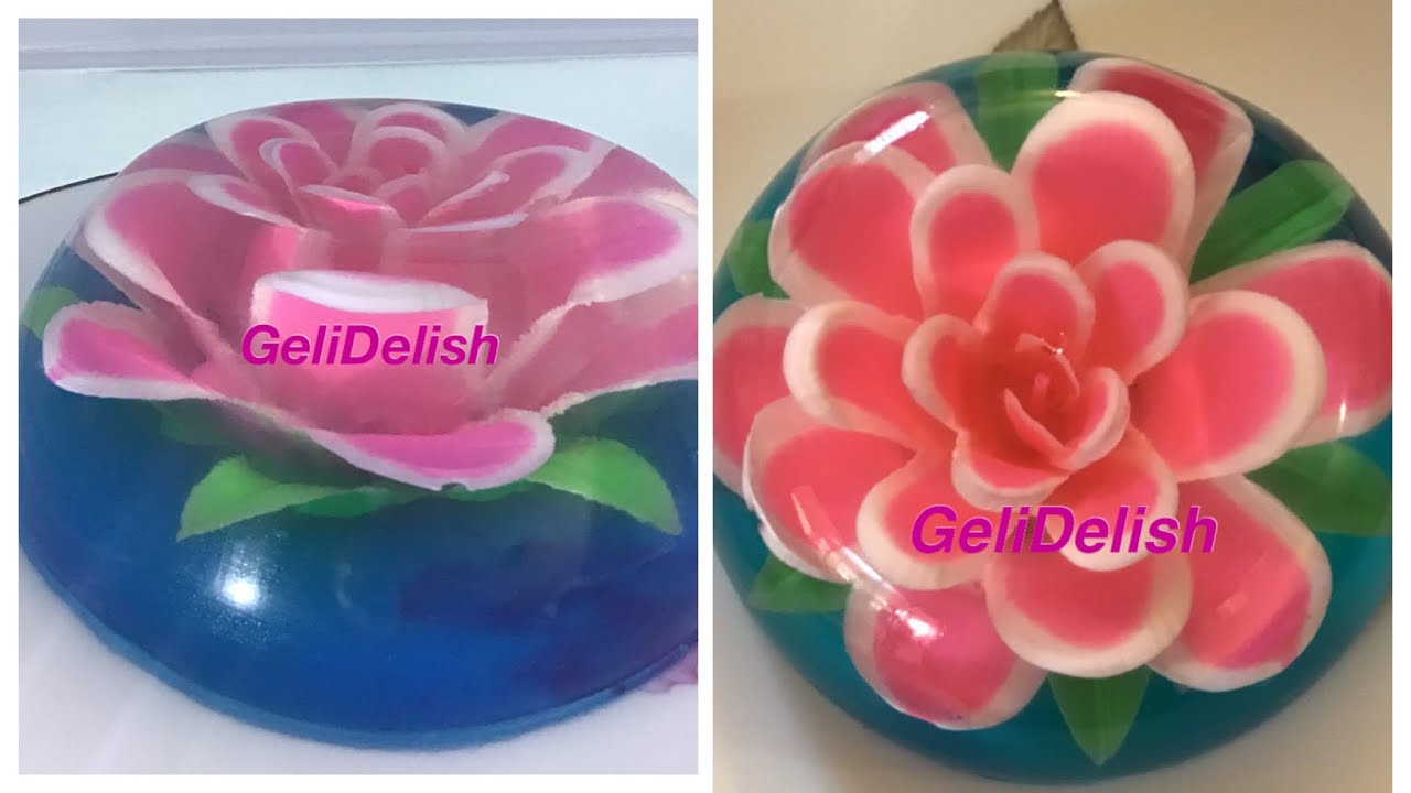 UNA ROSA EN GELATINA ARTÍSTICA