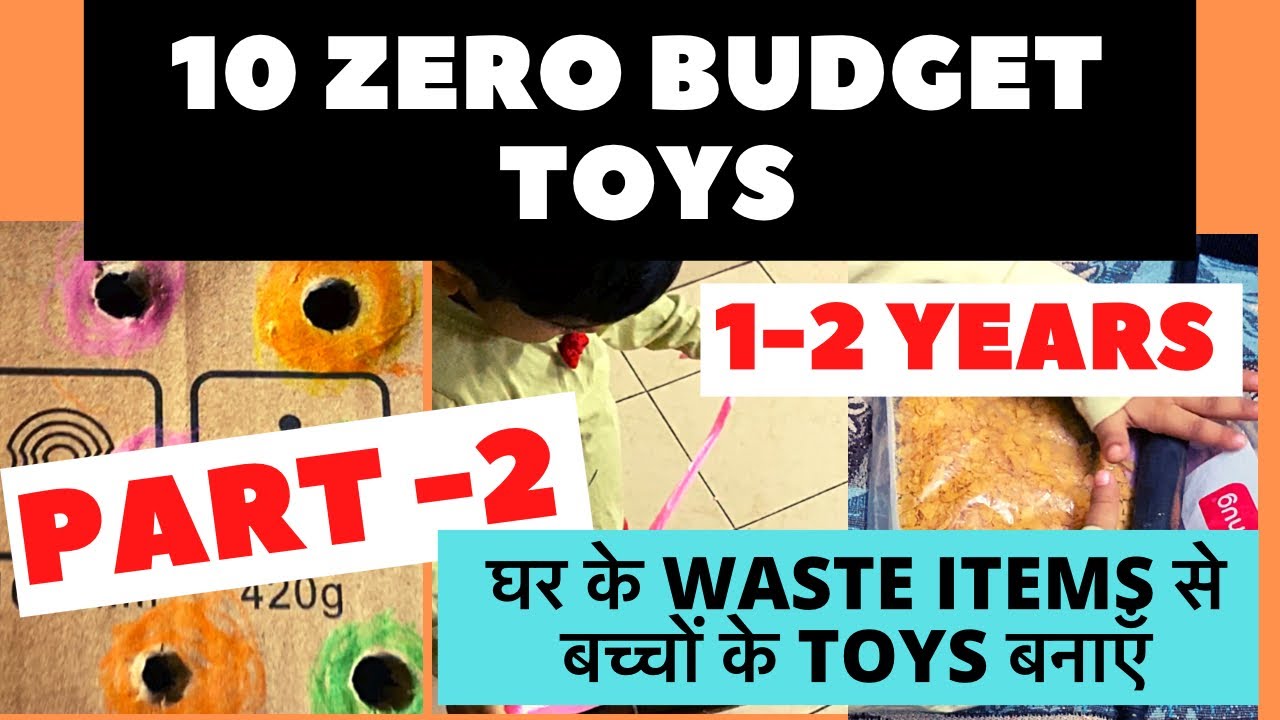 10 DIY Toys For 1-2 Year Olds| 18-24 Month Baby Activities| 1-2 Year Old Baby Toys