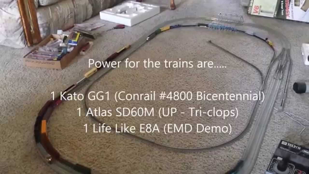 N Scale Portable Layout Design and Test