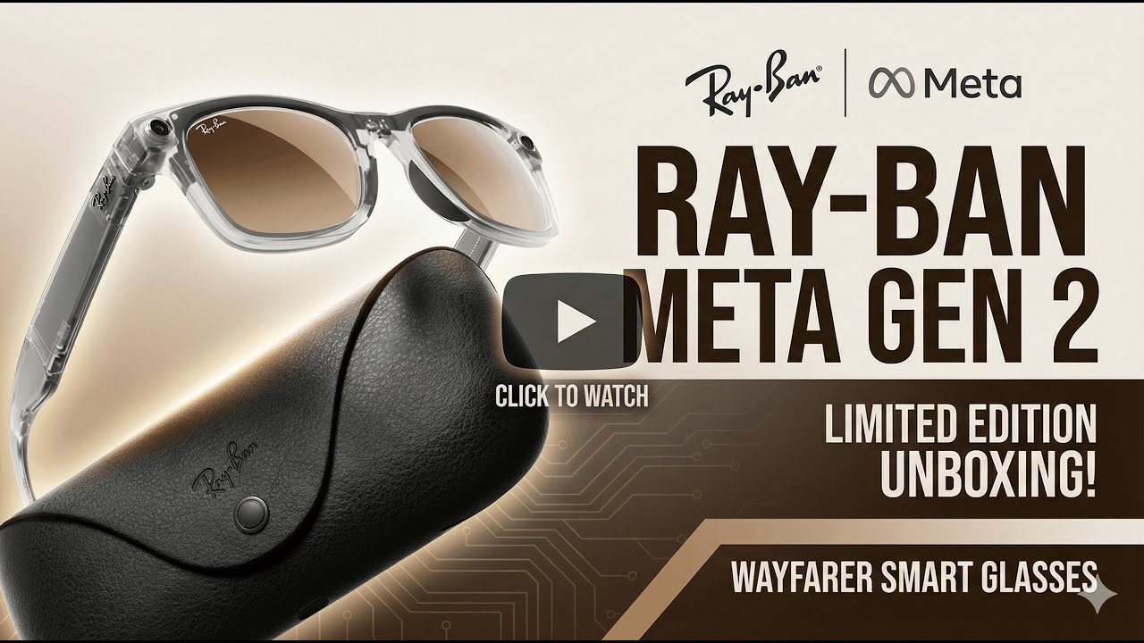 Первый взгляд на Ray-Ban Meta Wayfarers Gen 2 LIMITED EDITION!