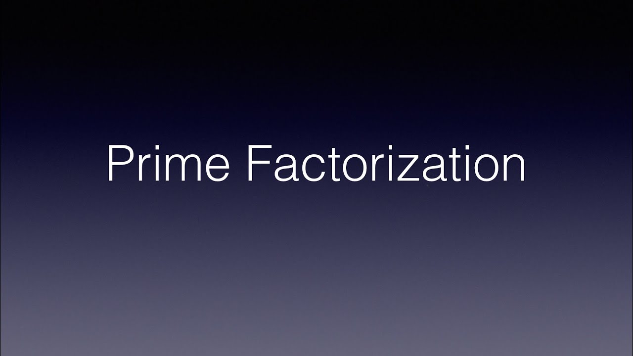 Prime Factorization (Tagalog/Filipino Math) Civil Service Exam