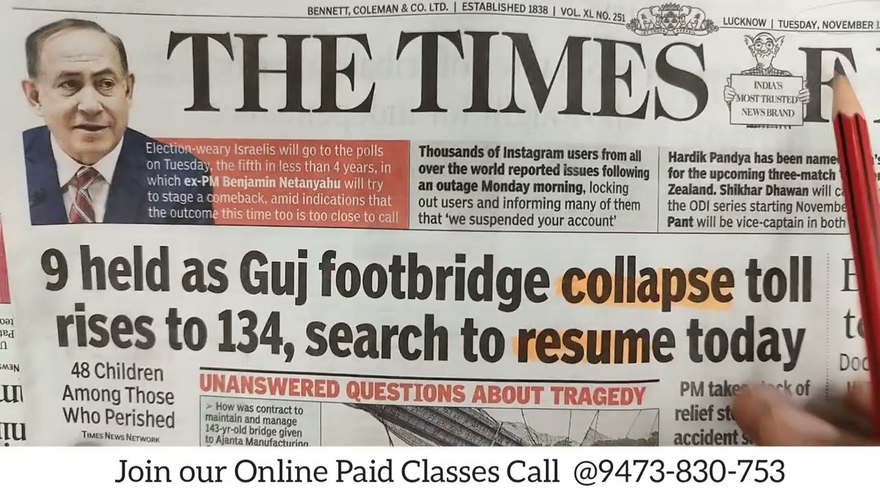 Ep 5 । Times Of India । Newspaper Reading । English Speaking Course