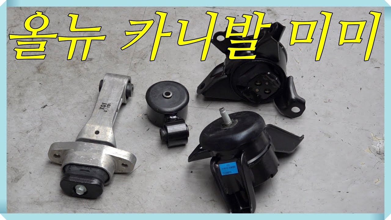 #올뉴카니발엔진진동  미미셋트 교환해 드립니다..