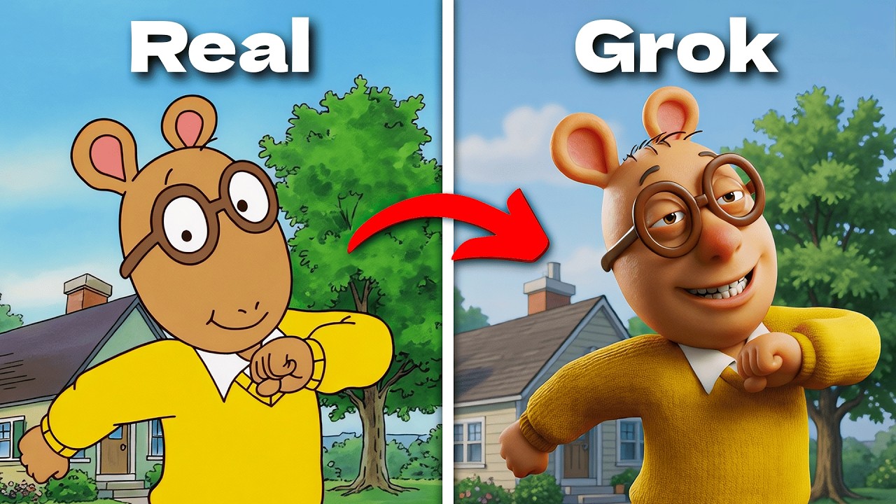 Grok Remakes Scenes From Arthur But Realistic