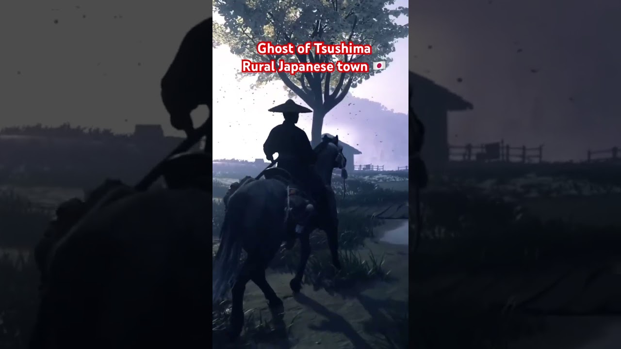 Ghost of Tsushima - Rural Japanese Town 🇯🇵 