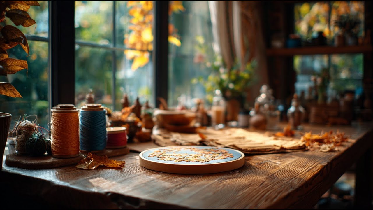 Broderie d’automne – Musique lente et inspirante pour créer au fil des saisons