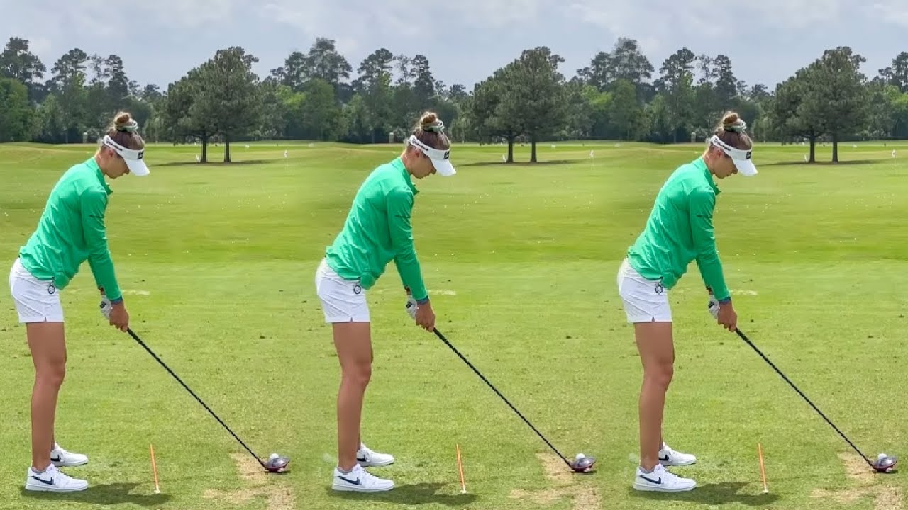 NELLY KORDA GOLF SWING - SLOW MOTION