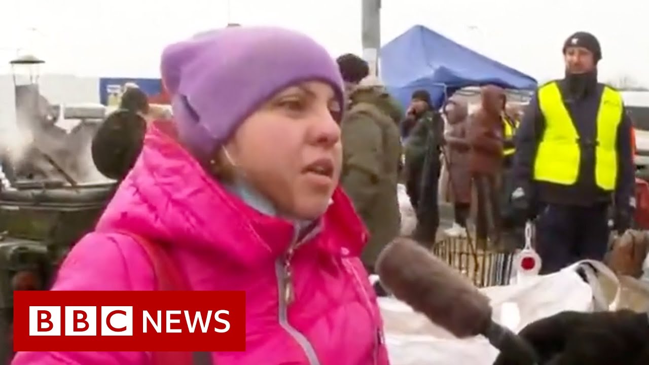 Refugees flee Ukraine: &lsquo;Our house was bombed from the air. It was terrible&rsquo; - BBC News