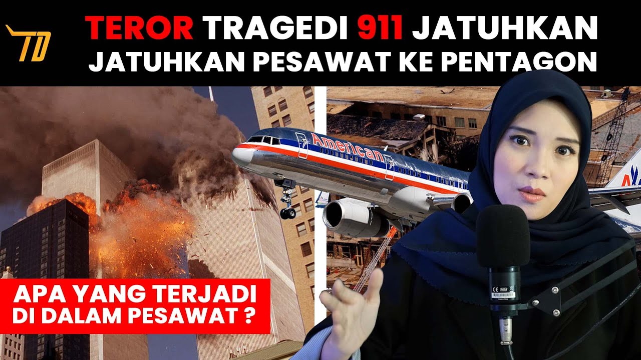 TEROR PEMBAJAKAN PESAWAT 911 APA YANG TERJADI DI DALAM PESAWAT ?! AMERICAN AIRLINES 77