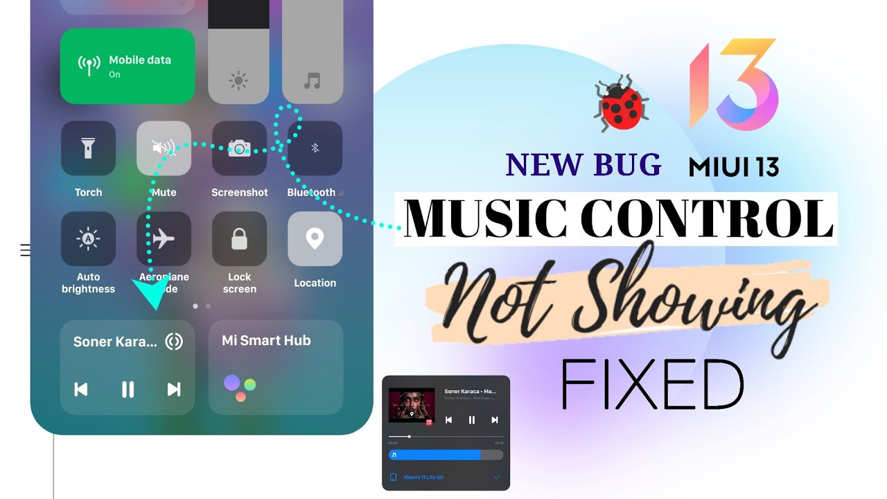 Miui 13 Control Center Music player not showing ||  enable MIUI 13 Control Centre || #miui13