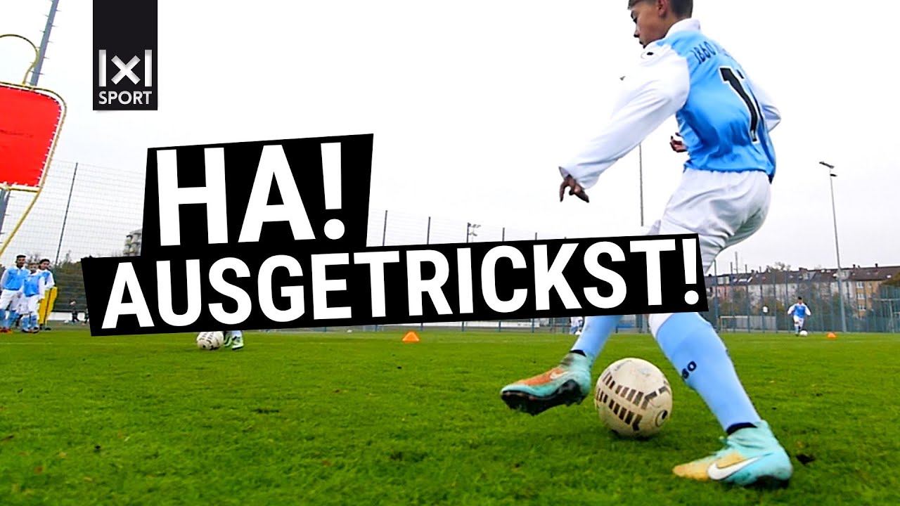 So trainiert die Jugend des TSV 1860 München 🦁 die Ballan- und mitnahme // Drehung und Doppelpass