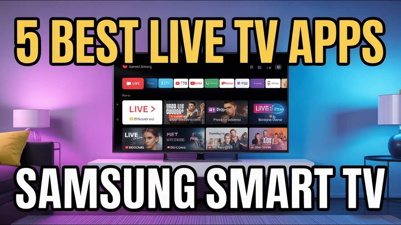5 Best Live TV Apps for Samsung Smart TV