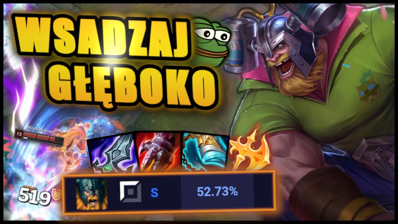 OLAF CO WSADZA TOPORY DO RYJA