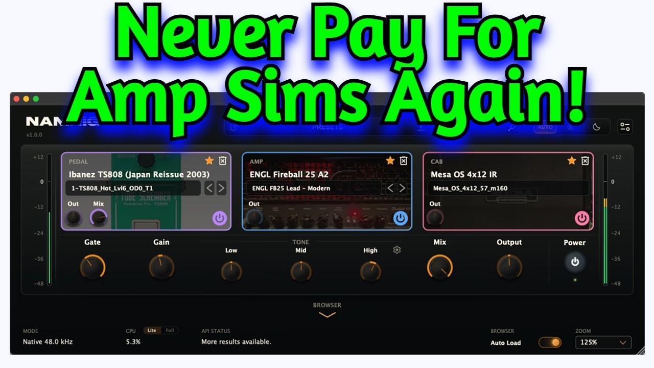 I Tried This New Free Plugin And I&rsquo;m Never Paying for Amp Sims Again! - NamRig