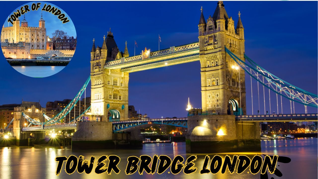 Most Famous Landmark London Tower Bridge Christmas Lights and Market Tour | Thames River Walk Tour