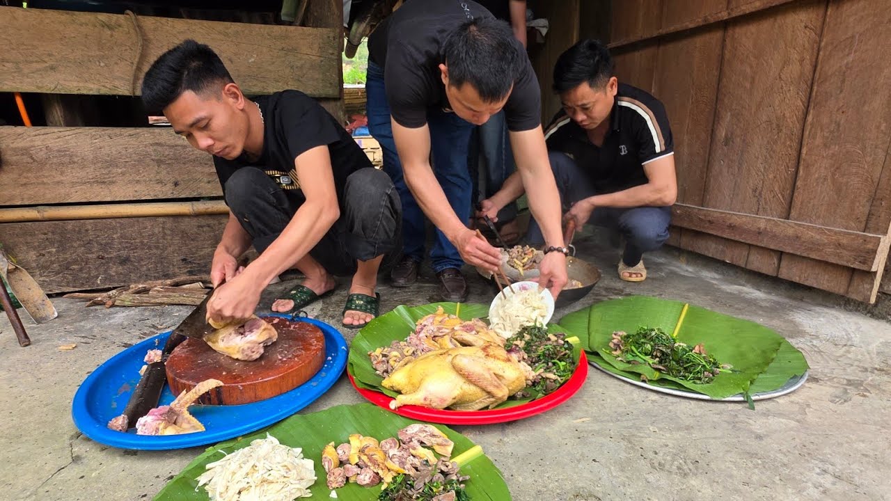 Tin vui mở Đại tiệc vịt suối rau rừng măng đắng con Rể đưa Gái xinh về Thung lũng. Nguyễn Tất Thắng