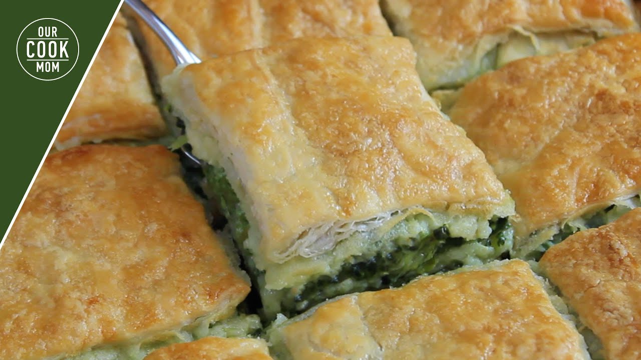 Легкое и вкусное тесто из шпината. Традиционный турецкий рецепт борека со шпинатом.