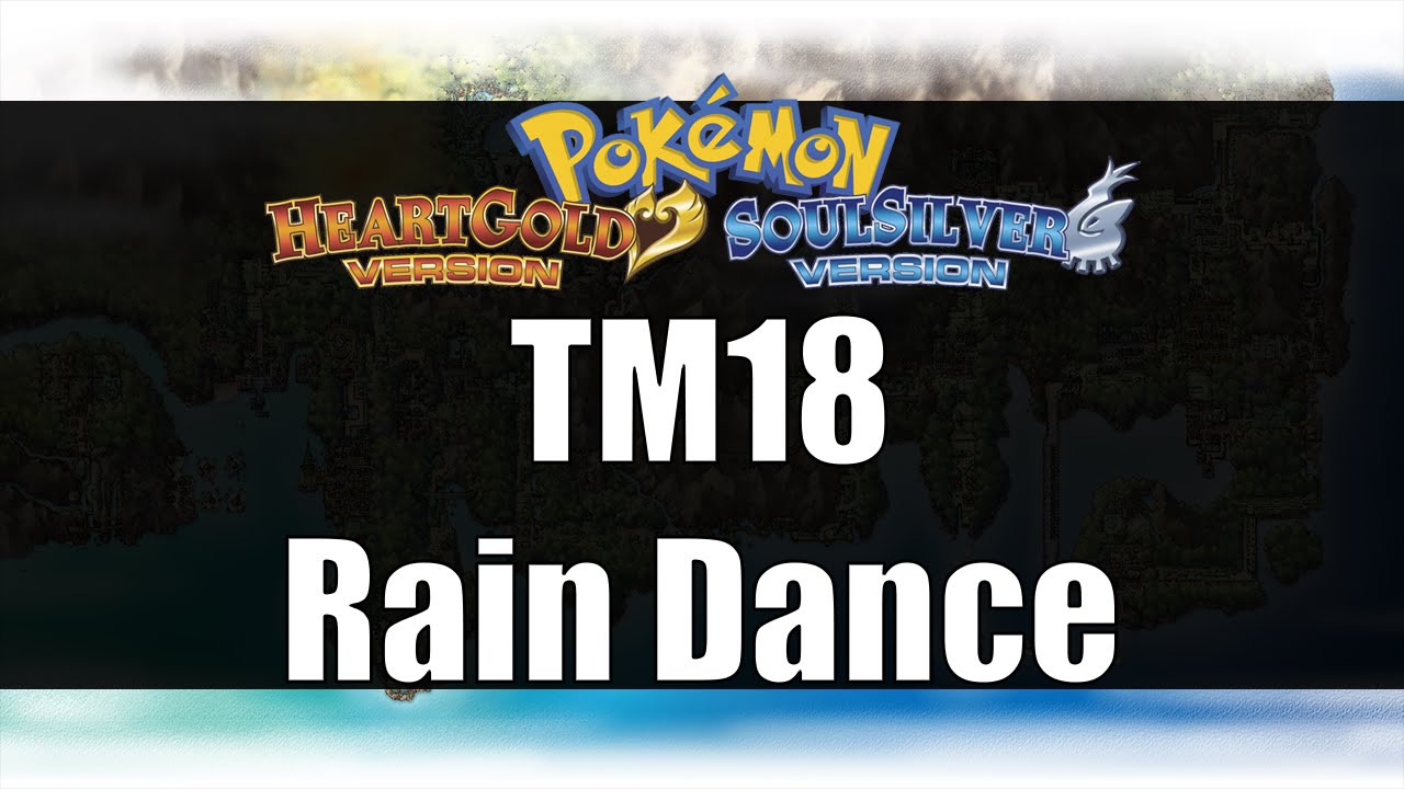 Pokemon Heart Gold & Soul Silver - Where to get TM18 Rain Dance
