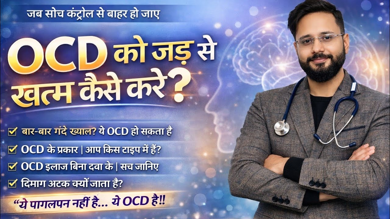 OCD बार-बार हाथ धोना, शक और डर? दिमाग में बार-बार आने वाले बुरे विचारों को कैसे रोकें? DrBash4u
