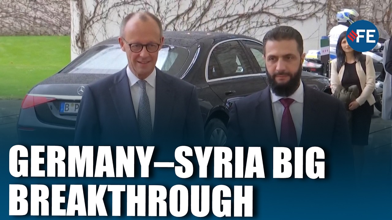 Berlin Merz Hosts Syrian President Al Sharaa For High Level Talks