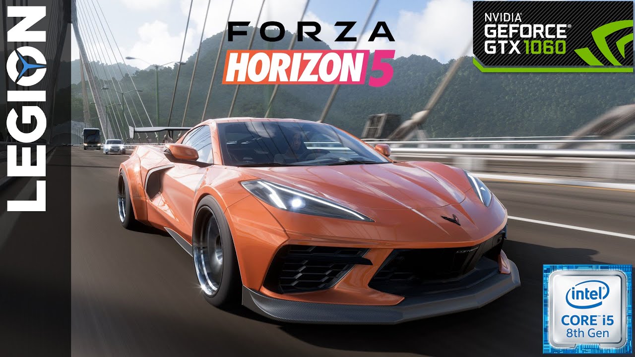 GTX1060 i5-8300H Legion Y530 | Forza Horizon 5 (high preset)